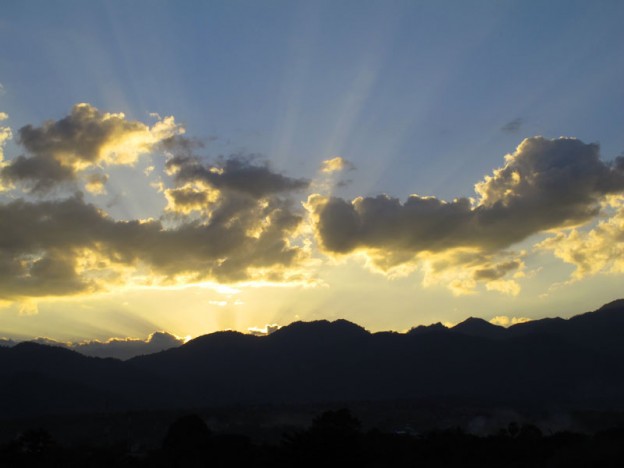 Sunset at Pai