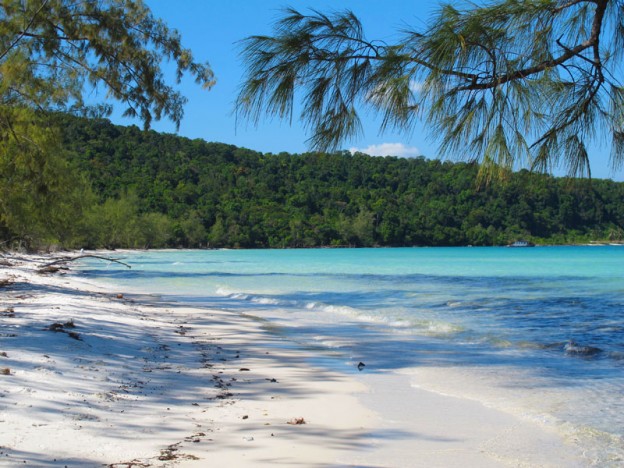 Beach, Saracen, Bay, Koh Rong Samloem, Cambodia