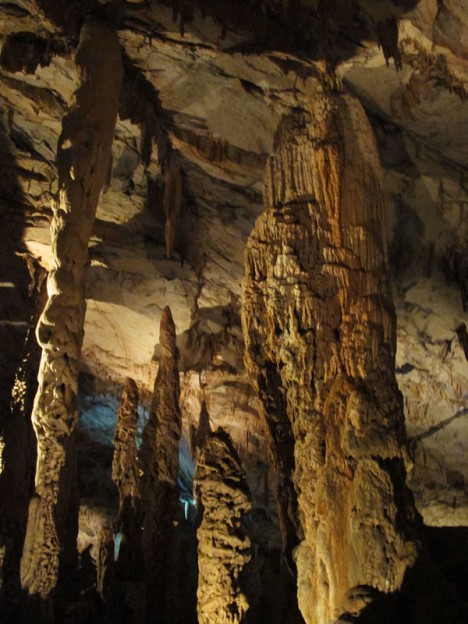 Stalactites, Mulu Caves, Borneo