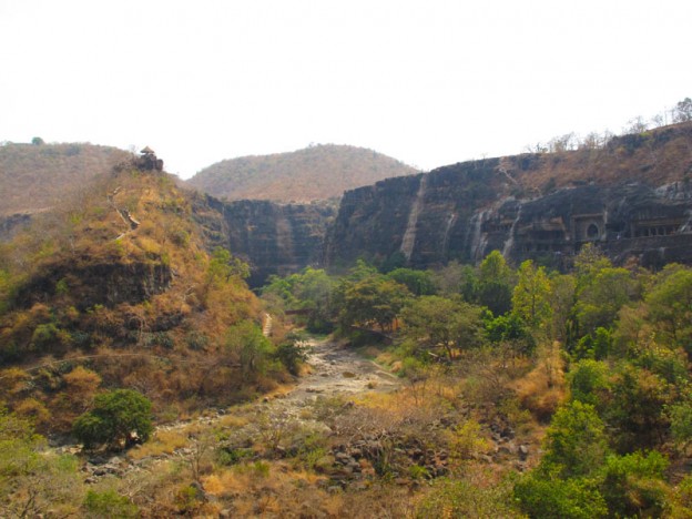 Ajanta Caves Valley