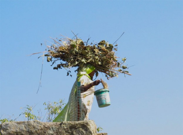 Grounds Keeper at the Fort in Ranakpur, India