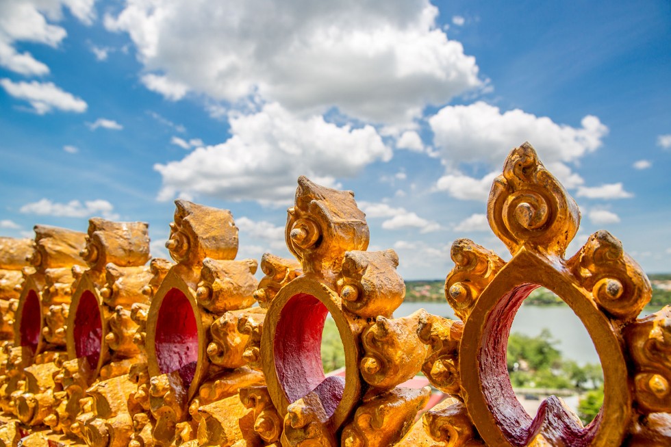 Railing at the top of Wat Nong Wang