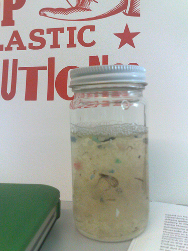 Great Pacific Garbage Patch water sample