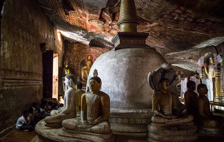 Buddha caves, Dambulla, Sri Lanka