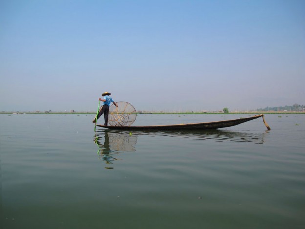 Fisherman on Lake Inle